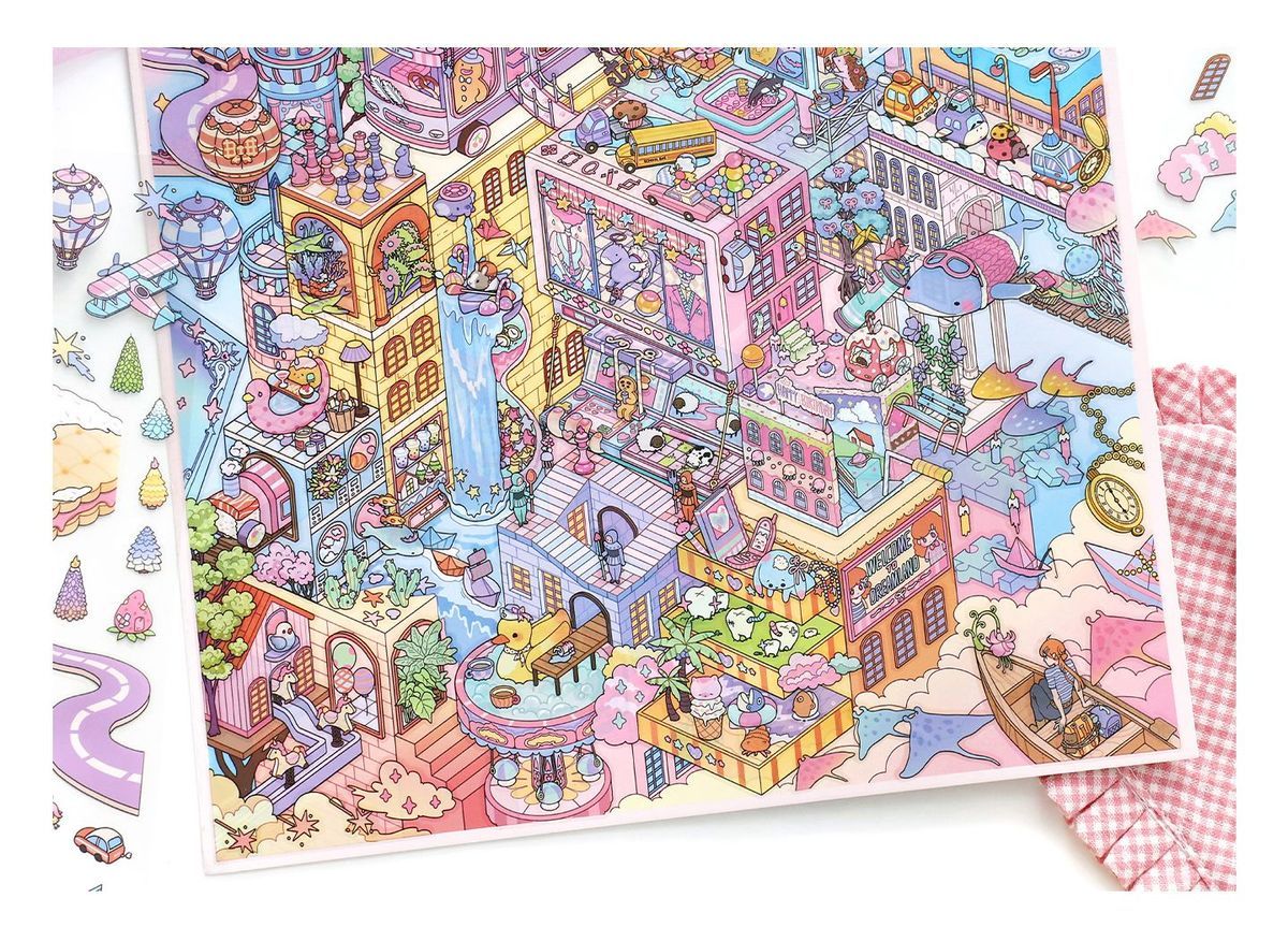 Big pink corner （L Size）