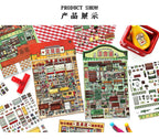 stationery shop and fast food restaurant（L Size）