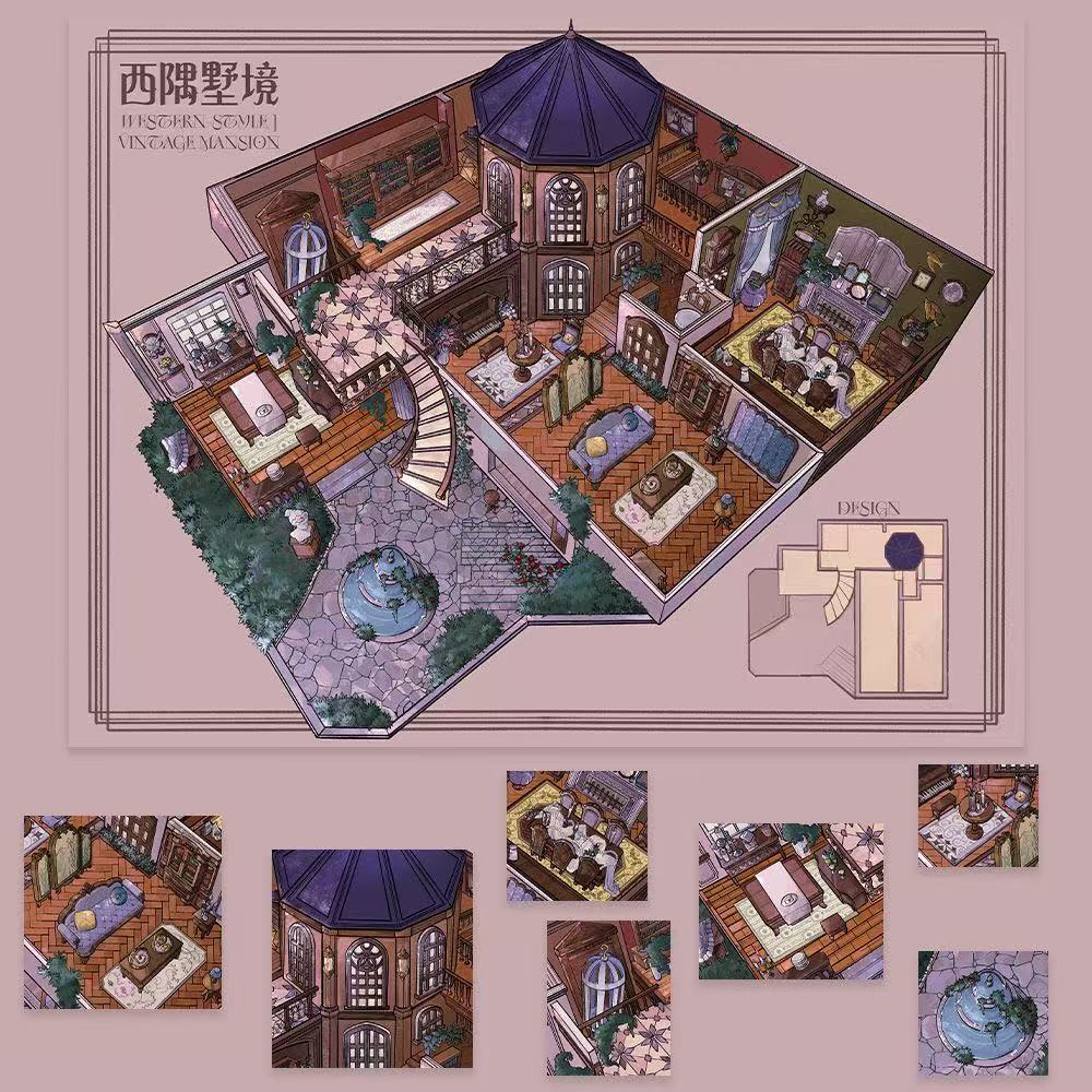 Western Corner Villa Realm（L Size）